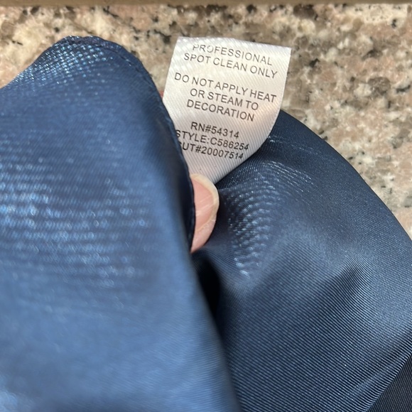 BEE Darlin Sweet Halter embellished Appliqué dress in Navy size 3/4. hom… - Picture 11 of 16